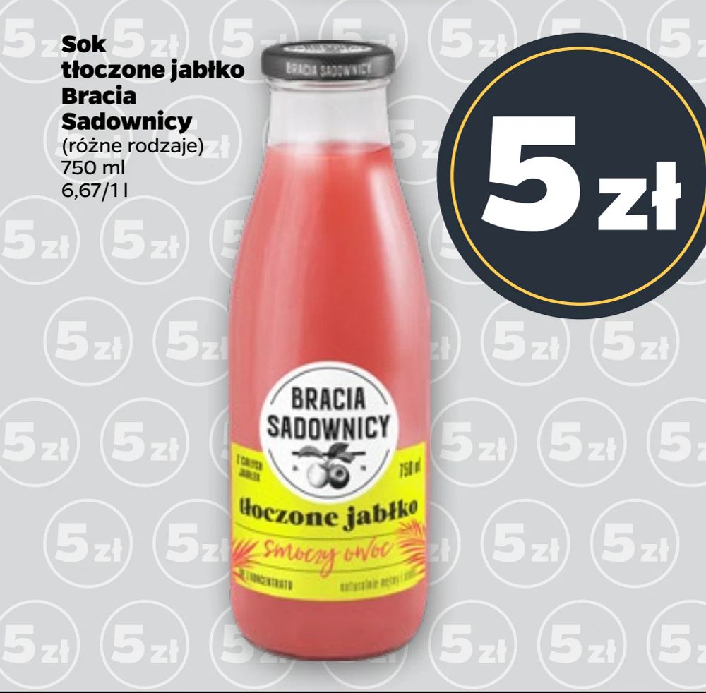 Sok tłoczone jabłko Bracia Sadownicy