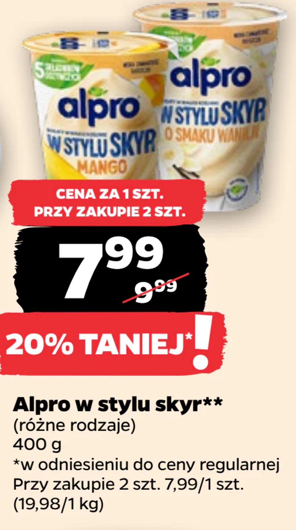 Alpro w stylu skyr**