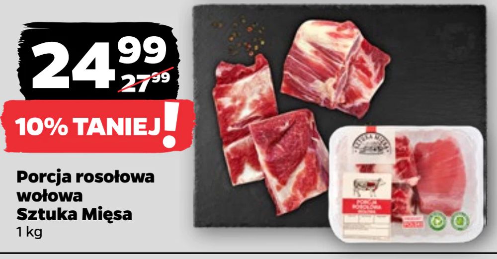 Porcja rosołowa wołowa Sztuka Mięsa