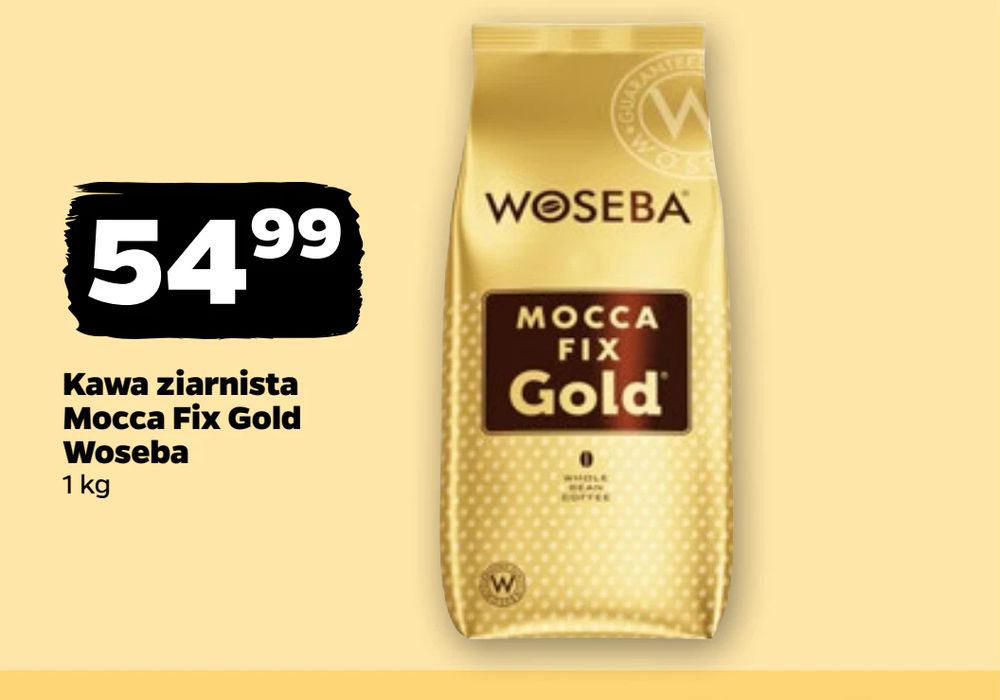 Kawa ziarnista Mocca Fix Gold Woseba