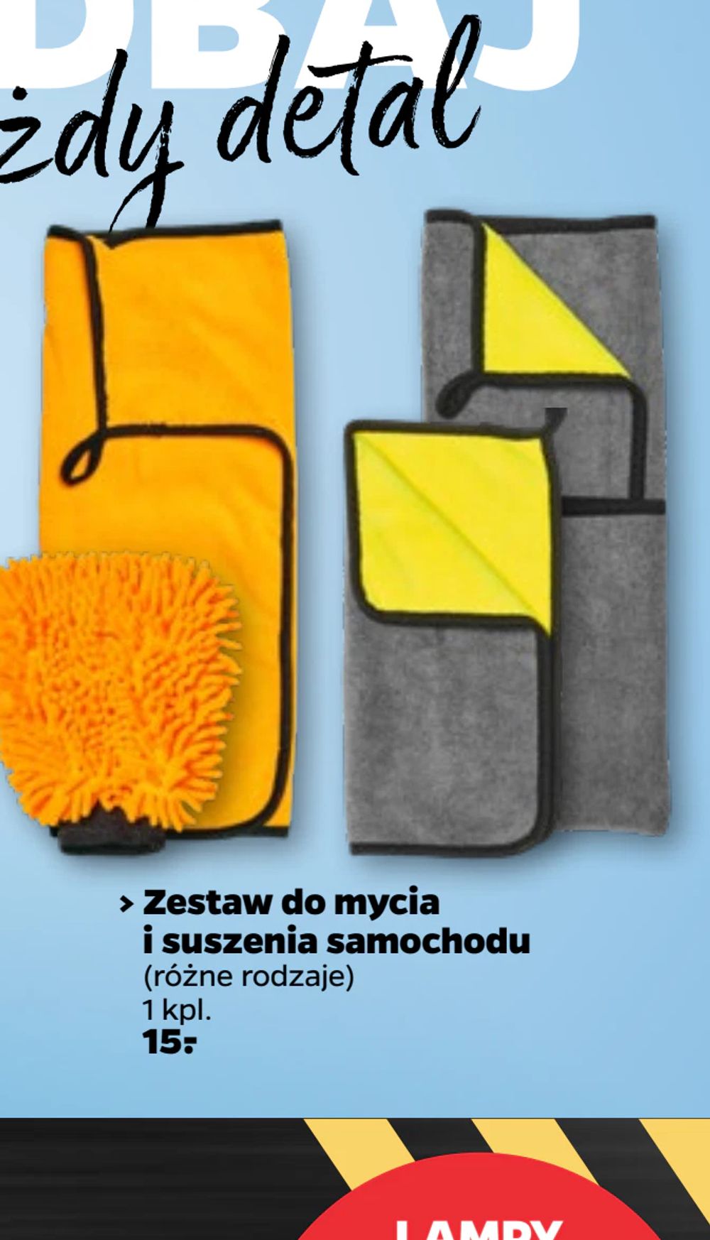 Zestaw do mycia i suszenia samochodu