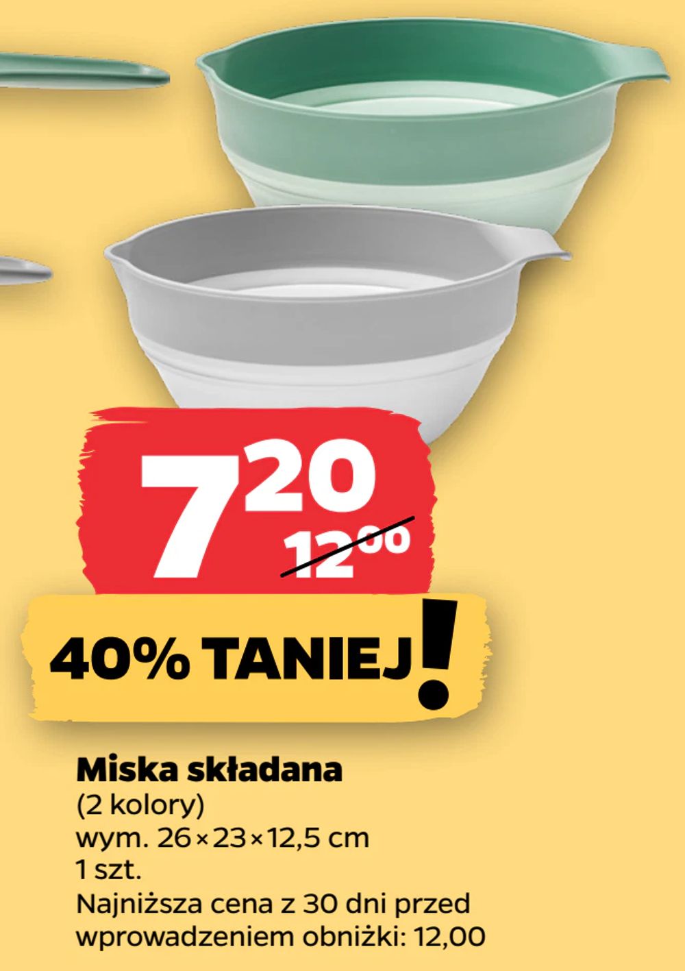 Miska składana