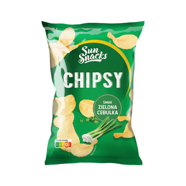 Chipsy o smaku zielonej cebulki