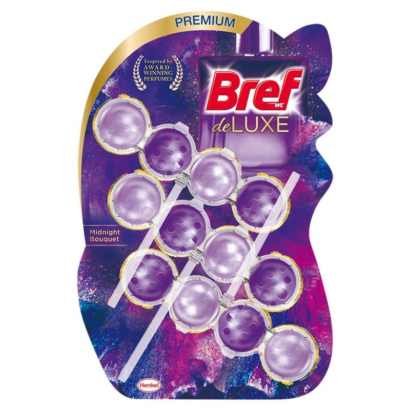 Zawieszka do WC de Luxe Midnight Bouquet Bref 3 x 50 g